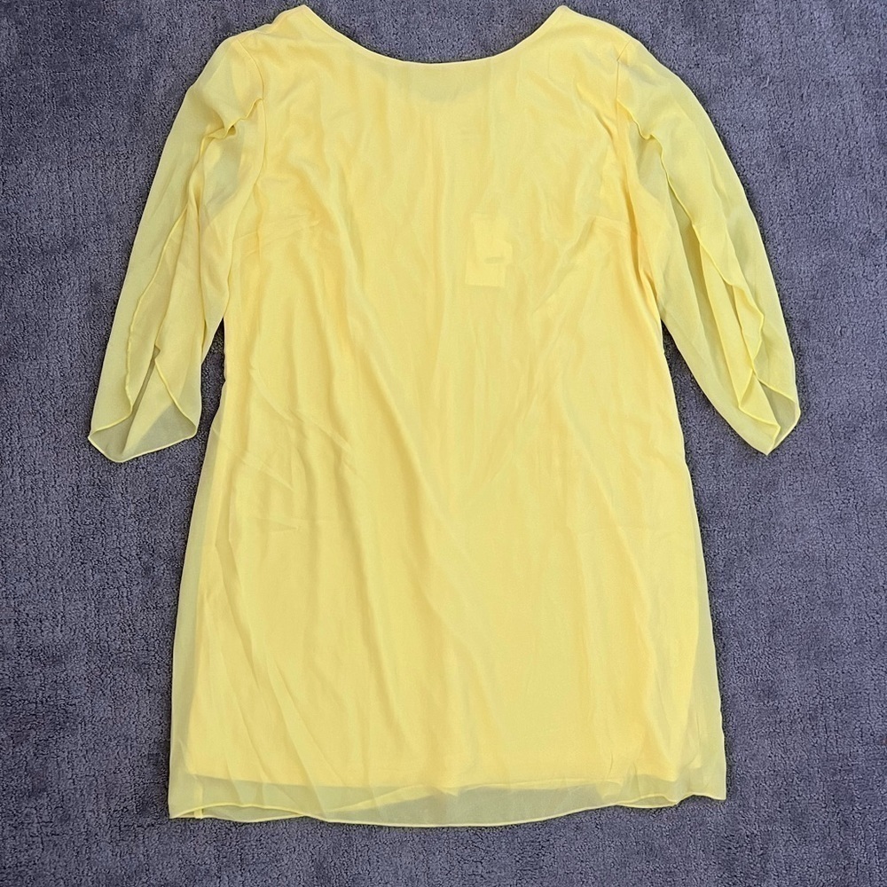 Grace Karin Tunic 1/2 Sleeve Blouse Yellow